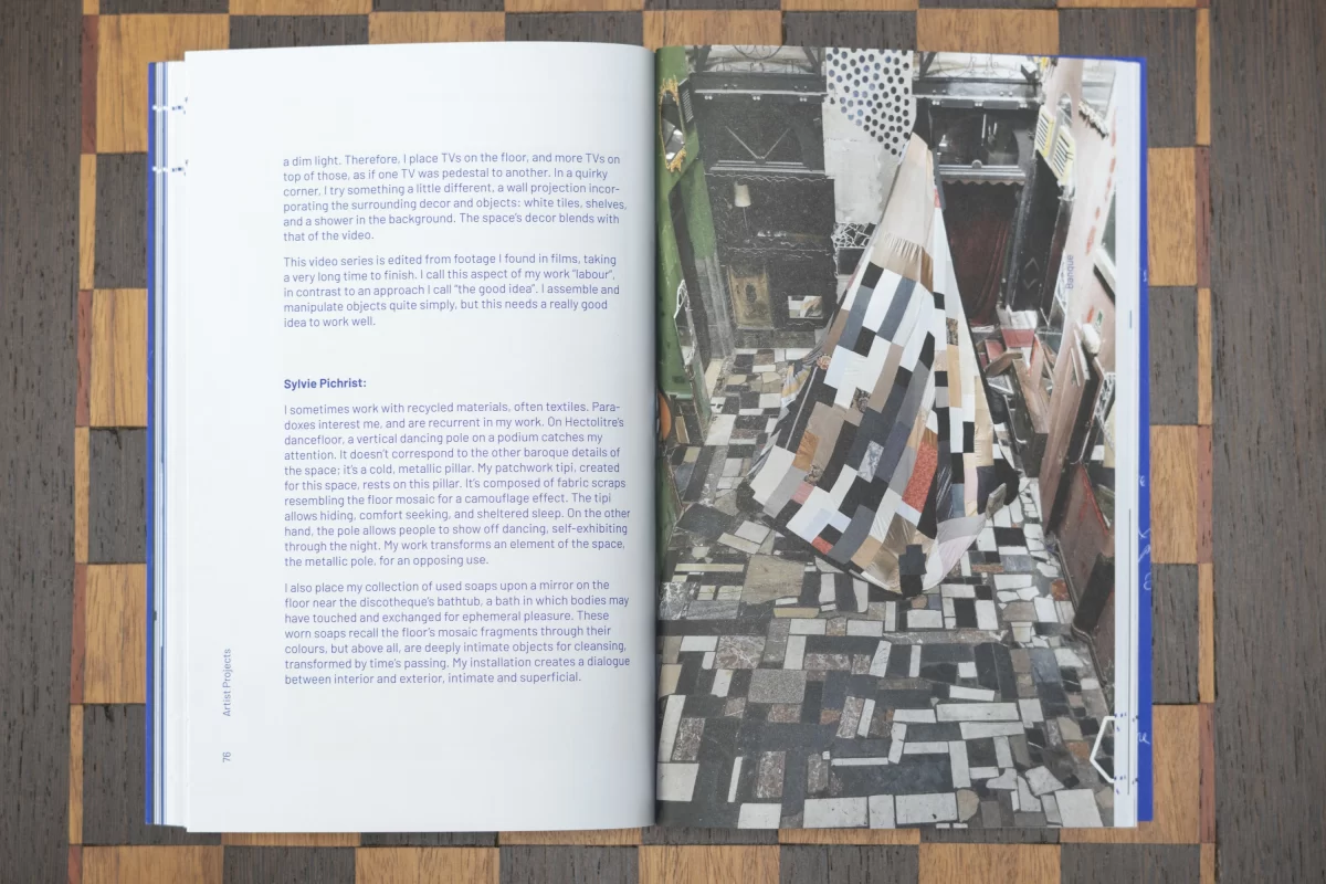 Book created by Good Point for revolutionary Brussels art space Hectolitre on their 5th anniversary